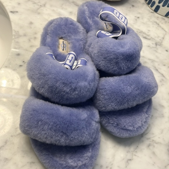 Ugg Oh Yeah Fluff Slide Slipper Size 7 NEW - Picture 13 of 13